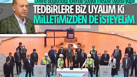 C­u­m­h­u­r­b­a­ş­k­a­n­ı­ ­E­r­d­o­ğ­a­n­­d­a­n­ ­m­a­s­k­e­ ­v­e­ ­s­o­s­y­a­l­ ­m­e­s­a­f­e­ ­u­y­a­r­ı­s­ı­